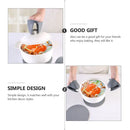 7Pcs/set Microwave Gloves Heat Insulation Silicone Baking Gloves Oven Mitt Pot Holder Nonslip Grilling Pad Hand Clip For Kitchen