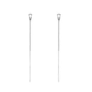 VENTFILLE Silver Drop Earrings for Women Long Tassel Box Chain Earrings Sweet Jewelry Dropshipping