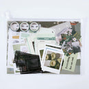 JIANWU Literary album series Tape sticker material paper set Simple   Decoration basics journal ins Writable diary