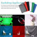 Photography Backdrops Green Screen Chromakey Shooting Background Cloth Polyester Cotton Photo Studio Blue White Black 3X1/2/4/6M