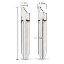 KEYYOU For Toyota Corolla Camry Highlander Vios Scion TOY40/TOY41/TOY43/TOY47/TOY48 Flip Remote Key Blade Blank