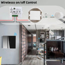 433MHz Smart Light Switch Rf Wireless Touch Wall Switch with Remote Control Tempered Glass Panel Switch for Home LED LAMP 220V
