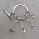 Mechanical Keychain Dad Father Initial Keychain Father's Day Gift Letter A-Z Truck Keychain Truck Key Ring Car Truck Lover Gift