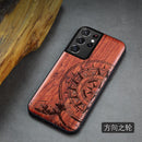 适用于三星 Galaxy S21 Ultra 手机壳 Boogic 原木手机壳 S21 S21+ 木质手机壳 适用于三星 S21 Ultra