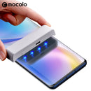 2片Mocolo UV全屏钢化玻璃膜适用于一加Oneplus 7 7t 8 9 10 11 12 12r Pro Oneplus12 Oneplus11 保护膜