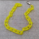 FishSheep Fashion Neon Color Acrylic Chain Necklace For Men Women Harajuku Punk Resin Big Choker Necklace 2020 Fashion Jewelry