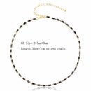 Sexy Short Sparking Rainbow Tennis Chain Chocker Necklace With AAA+ CZ Fashion Personality Women Collar Jewellery bijoux femme