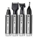 Kemei All In One Nose Hair Trimmer For Men&Women Electric Rechargeable Trimmer For Ear,Beard,Eyebrow,Facial,Trimer Grooming Kit