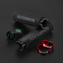 ROCKBROS Bicycle Grips MTB Silicone Sponge Handlebar Grips Anti-skid Shock-absorbing Soft Bike Grips Ultraight Cycling Handlebar