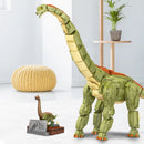The Mesozoic Architect | 2,250-Piece Brachiosaurus MOC Building Kit (ABS, LEGO-Compatible)