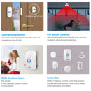 KERUI M525 32 Songs Optional 500ft Door Chime Home Security Welcome Wireless Doorbell Smart  Doorbell Alarm LED light
