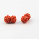 Mens Cuff Links Fashion Men's Shirt Cufflinks Trade Mixed Solid Colors DIY Braided Wire Buckle Cuff Link