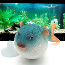 Fish Tank Decoration Artificial Luminous Small Puffer Aquarium Fluorescent Ornaments Rubber Simulation Puffer Aquatic Ornaments
