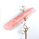 Wholesale Natural Stone Crystal Massage Stick Rose Quartz Wand Face Head Eye Massager Body Neck Health Skincare Acupuncture Pen