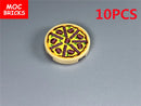 MOC Bricks Food Cookie Bone Pretzel Bagel Biscuits Waffle Chips Hot Dog Bread Pizza Milk Educational Building Blocks Kids Toys