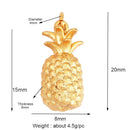 3D Fruit Strawberry Grape Mango Pineapple Water Melon Cherry Banana Charm Pendant , Jewelry Necklace Bracelet Making Supply M15