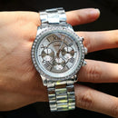 New Geneva Classic Luxury Rhinestone Quartz Women Watches Fashion Female Clock Reloj Mujer Silver Diamonds Ladies Wristwatches
