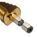 3-12mm 4-12mm 4-20mm HSS直槽阶梯钻头镀钛木材金属开孔器取芯钻孔工具套装