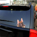 French Bulldog Car Sticker Pet Dog Vinyl Decal Animal Cartoon Auto Stickers Waterproof Bumper Accessories Decoration 12*14cm