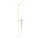 ANDYWEN 925 Sterling Silver Gold Mid long Necklace PIRAMIDE Long Earrings VERTICE Crystal CZ Fine Jewelry Set 2021 Wedding Gift