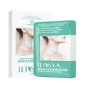ILISYA Ectoin Anti-wrinkle Neck Mask Hydrating Collagen Neck Patch Anti-Wrinkle Anti-Aging Neck Pad Wrinkle Removal-5 PCS