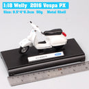 1:18 比例比亚乔伟士牌踏板车 98 PK 125 GTR P150X 300 MP5 Primavera GTS 摩托车机车压铸模型儿童玩具