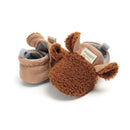 2018 Brand New Toddler Newborn Baby Crawling Shoes Boy Girl Lamb Slippers Prewalker Trainers Fur Winter Animal Ears First Walker