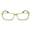 Gmei Optical T9051 Acetate Full-Rim Rectangle Green Front Frame Eyeglasses for Women and Men Spectacles Eyewear
