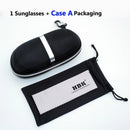 HBK 2019超轻方形钛偏光太阳镜无框驾驶飞行员太阳镜Oculos De Sol UV400礼品PM0074