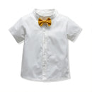 Top and Top Baby Boy Clothing Sets Infants Newborn Boy Clothes Shorts Sleeve Tops+Overalls 2PCS Outfits Summer Bebes Clothing