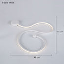 Modern Wall Lamps for bedroom study living balcony room Acrylic home deco in White black iron body sconce led lights Fixtures
