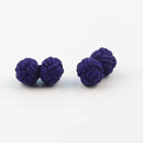 Mens Cuff Links Fashion Men's Shirt Cufflinks Trade Mixed Solid Colors DIY Braided Wire Buckle Cuff Link
