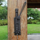 Cast Iron Wall Mounted Wine Bottle Opener European Country Side Handmade Heavy Antique Black Home Garden Decor Metal Plaques