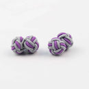 Mens Cuff Links Fashion Men's Shirt Cufflinks Trade Mixed Two Colors DIY Braided Wire Buckle Cuff Link