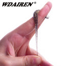 5pcs 70mm 1.8g Jig Wobblers Fishing Lures Easy Shiner Double Color Silicone Artificial Bait Carp Bass Fork tail Swimbaits