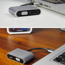 Hagibis USB 3.0 转 HDMI 兼容 VGA 适配器 1080P 多显示器 2 合 1 USB 转 HDMI 兼容转换器，适用于 Windows 7/8/10 操作系统