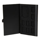ALLOYSEED Aluminum Alloy Monolayer Hard Shell Memory Card Case SD/Micro SD/TF Card Storage Box Protector Holder Protective Cover