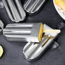 UPORS Popsicle Mold Stainless Steel Ice Cream Mold with Popsicle Holder Rack Ice Lolly Mold Homemade Frozen Lolly Popsicle Maker