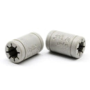 5件塑料RJ4JP-01-08 Lgus Drylin固体聚合物LM8UU 8mm轴线性轴承适用于Anet A8 Prusa i3 3D打印机零件