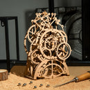 Robotime DIY 3D Wooden Mechanical Puzzle  Model Building Kits Laser Cutting Action by Clockwork Gift Toys for Children LG/LK/AM