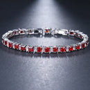 EMMAYA New CZ Cubic Zirconia Light Blue Neat Tennis Bracelet For Women New Year's Gifts Fashion Jewelry Bracciali
