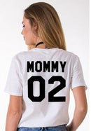 Family Matching Clothes 2021 Hot Sale Family Look Cotton T-shirt DADDY MOMMY KID BABY Funny Letter Print Number Tops Tees Summer