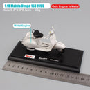 1:18 比例比亚乔伟士牌踏板车 98 PK 125 GTR P150X 300 MP5 Primavera GTS 摩托车机车压铸模型儿童玩具