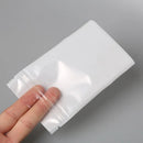 Hot Sale 50/100Pcs Round Hanging Hole White / Clear OPP Plastic Poly Bags Multi Option Packing Poly Bag Self Seal Zipper Plastic