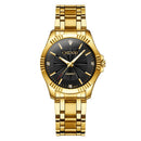 CHENXI Creative Golden Men's Quartz Wristwatches Women Men Full Steel Luxury Clock Brand Watches lovers' Waterproof Gold Watch