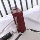 Women's chain shoulder crossbody bag fun poker card leisure fashion letters small square trendy handbags bolsa feminina