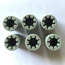 5件塑料RJ4JP-01-08 Lgus Drylin固体聚合物LM8UU 8mm轴线性轴承适用于Anet A8 Prusa i3 3D打印机零件