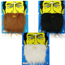 Cyuan 1set Black Creative Funny Fake Mustache Halloween Cosplay Party Beards Decoration Pirate Party Mischief Decor Kids Favor