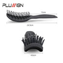 Plussign New Hair Brushes Curved Vented Styling Hair Brush, Detangling Thick Hair Massage Blow Drying Brush, Massage Hair Comb