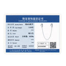 正品925纯银爱心相连安全链吊坠，适用于原版wst手链，正宗珠宝C736